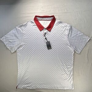 Maelreg Performance Short Sleeve Gray Golf Polo Men's 2XL Athleisure Active Wear